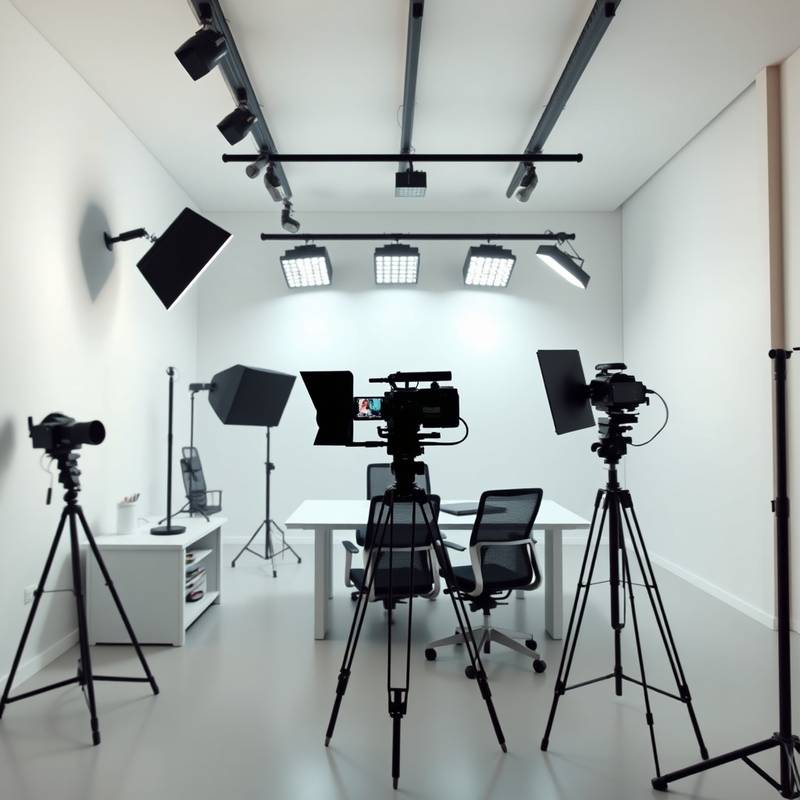Modern video studio office